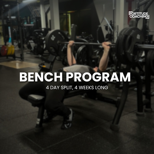 4 WEEK BENCH PROGRAM