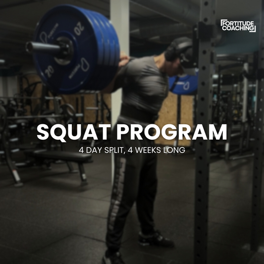 4 WEEK SQUAT PROGRAM